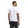 Men Collegiate Stacked Trefoil T-Shirt, White, A701_ONE, thumbnail image number 3