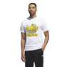 Men Collegiate Stacked Trefoil T-Shirt, White, A701_ONE, thumbnail image number 9