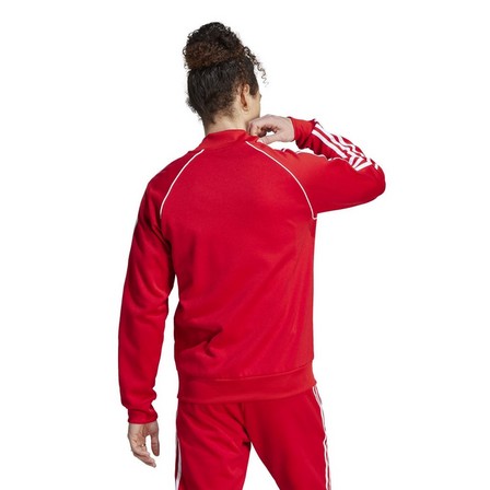 Men Adicolor Classics Sst Track Top, Red, A701_ONE, large image number 4