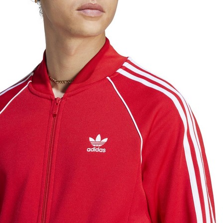 Men Adicolor Classics Sst Track Top, Red, A701_ONE, large image number 5