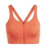 Women Tlrd Impact Luxe High-Support Zip Bra, Orange, A701_ONE, thumbnail image number 0