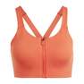 Women Tlrd Impact Luxe High-Support Zip Bra, Orange, A701_ONE, thumbnail image number 1