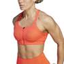 Women Tlrd Impact Luxe High-Support Zip Bra, Orange, A701_ONE, thumbnail image number 2