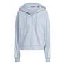 Women Future Icons 3-Stripes Full-Zip Hoodie, Blue, A701_ONE, thumbnail image number 2