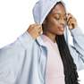 Women Future Icons 3-Stripes Full-Zip Hoodie, Blue, A701_ONE, thumbnail image number 4