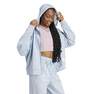 Women Future Icons 3-Stripes Full-Zip Hoodie, Blue, A701_ONE, thumbnail image number 7