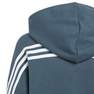 Unisex Kids Future Icons 3-Stripes Full-Zip Hooded Track Top, White, A701_ONE, thumbnail image number 4