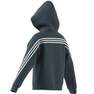 Unisex Kids Future Icons 3-Stripes Full-Zip Hooded Track Top, White, A701_ONE, thumbnail image number 13