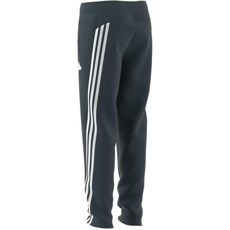 Unisex Kids Future Icons 3-Stripes Ankle-Length Joggers, White, A701_ONE, large image number 12