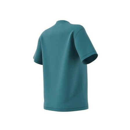 Women Adicolor Classics Trefoil T-Shirt, Blue, A701_ONE, large image number 14