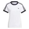 Women Adicolor Classics Slim 3-Stripes T-Shirt, White, A701_ONE, thumbnail image number 0