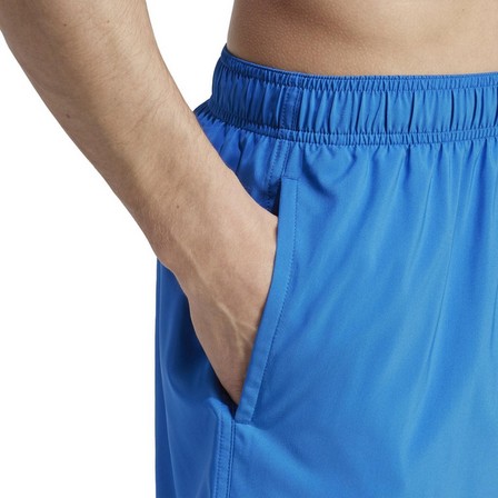 Men Solid Clx Short-Length Swim Shorts, Blue, A701_ONE, large image number 4