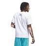 Men Beach Sports Trefoil T-Shirt, White, A701_ONE, thumbnail image number 3