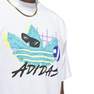 Men Beach Sports Trefoil T-Shirt, White, A701_ONE, thumbnail image number 4