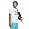 Men Beach Sports Trefoil T-Shirt, White, A701_ONE, thumbnail image number 6