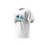 Men Beach Sports Trefoil T-Shirt, White, A701_ONE, thumbnail image number 12