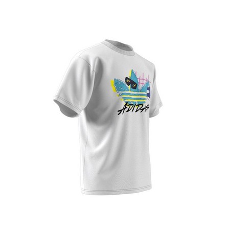 Men Beach Sports Trefoil T-Shirt, White, A701_ONE, large image number 13