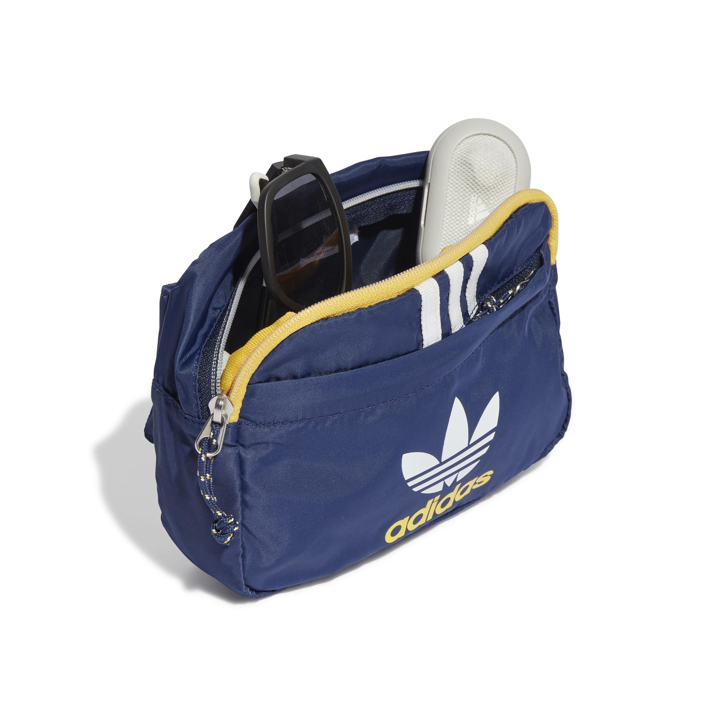Unisex Adicolor Archive Waist Bag, Blue, , large image number 1