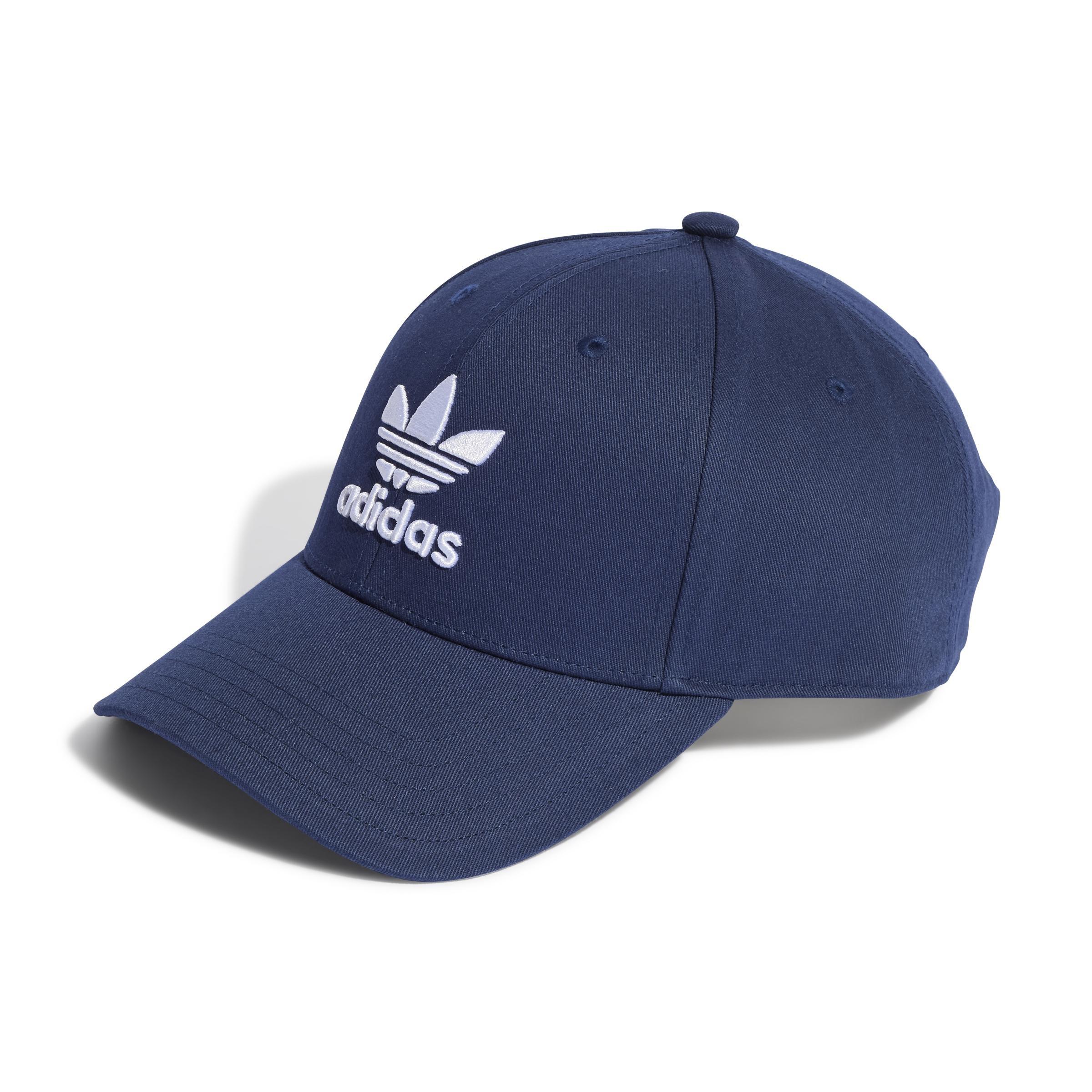 adidas - Unisex Trefoil Baseball Cap, Blue