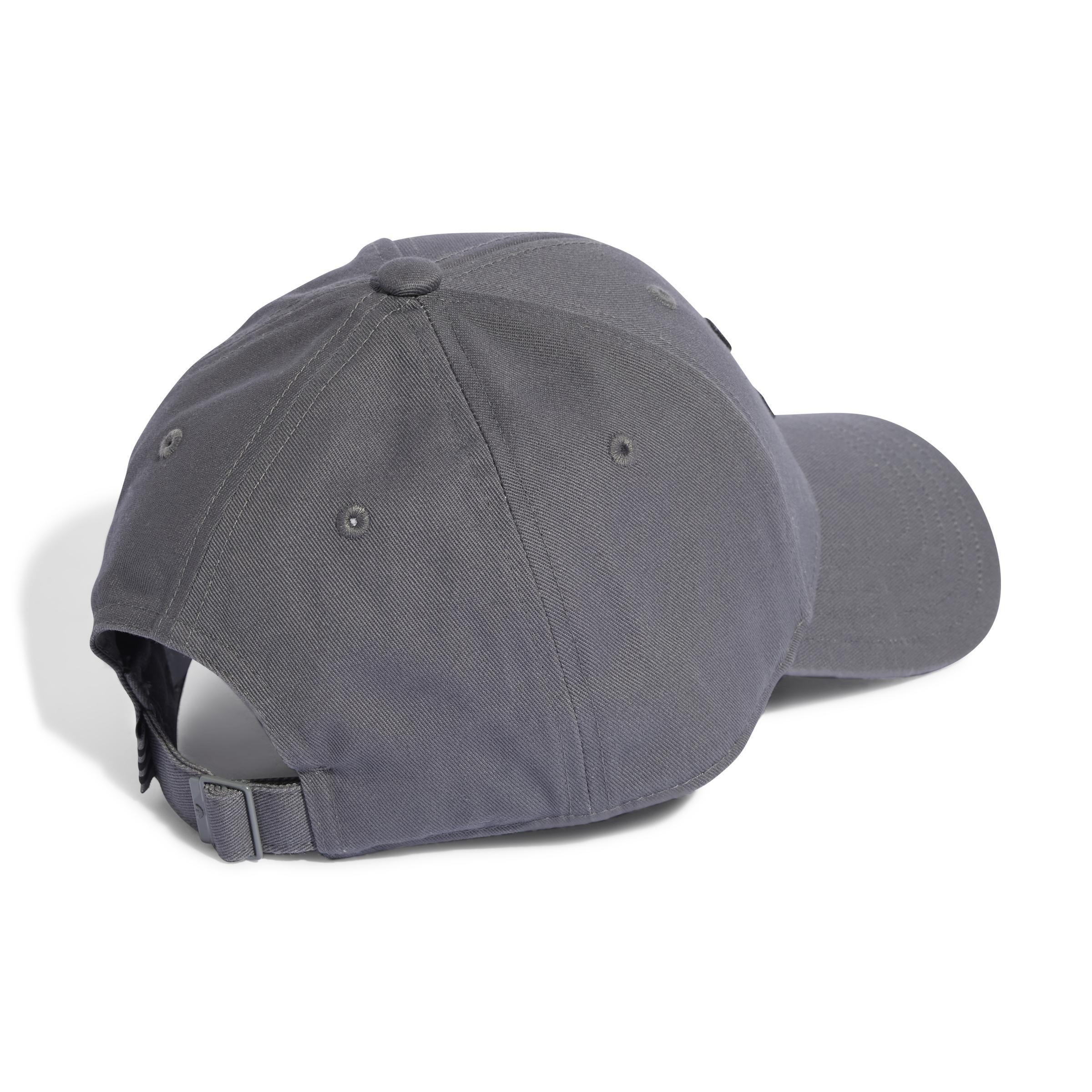 adidas - Unisex Trefoil Baseball Cap, Grey