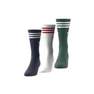 Unisex Solid Crew Socks Navy, Set Of 3, A701_ONE, thumbnail image number 1