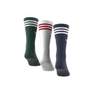 Unisex Solid Crew Socks Navy, Set Of 3, A701_ONE, thumbnail image number 7