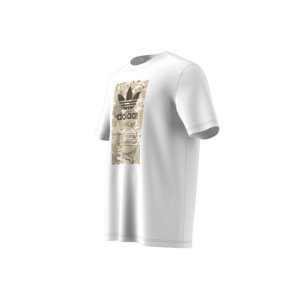 White and gold adidas best sale shirt mens