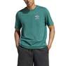 Men Graphic Blur Trefoil T-Shirt, Green, A701_ONE, thumbnail image number 1