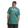 Men Graphic Blur Trefoil T-Shirt, Green, A701_ONE, thumbnail image number 3