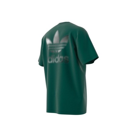 Men Graphic Blur Trefoil T-Shirt, Green, A701_ONE, large image number 12
