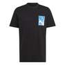 Men Adidas Adventure Graphic T-Shirt, Black, A701_ONE, thumbnail image number 2
