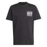 Men Adidas Adventure Graphic T-Shirt, Black, A701_ONE, thumbnail image number 0
