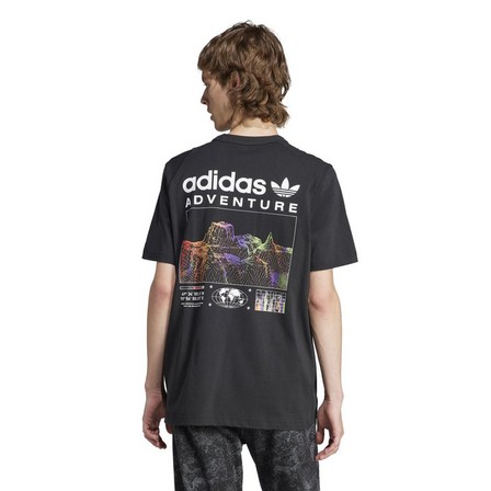 Men Adidas Adventure Graphic T-Shirt, Black, A701_ONE, large image number 3