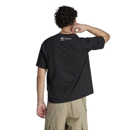 Unisex Adidas Xwocious T-Shirt, Black, A701_ONE, large image number 5