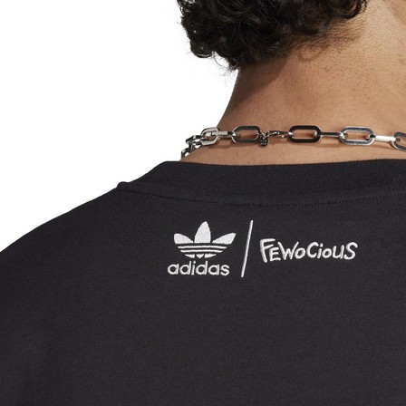 Unisex Adidas Xwocious T-Shirt, Black, A701_ONE, large image number 6