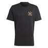 Men Graphics Fire Trefoil T-Shirt, Black, A701_ONE, thumbnail image number 0