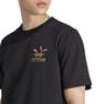 Men Graphics Fire Trefoil T-Shirt, Black, A701_ONE, thumbnail image number 4