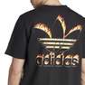 Men Graphics Fire Trefoil T-Shirt, Black, A701_ONE, thumbnail image number 5