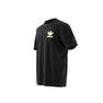 Men Graphics Fire Trefoil T-Shirt, Black, A701_ONE, thumbnail image number 7