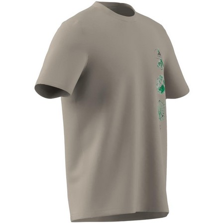Men Adidas Sportswear Change Through Sports Triple T-Shirt, Beige, A701_ONE, large image number 7