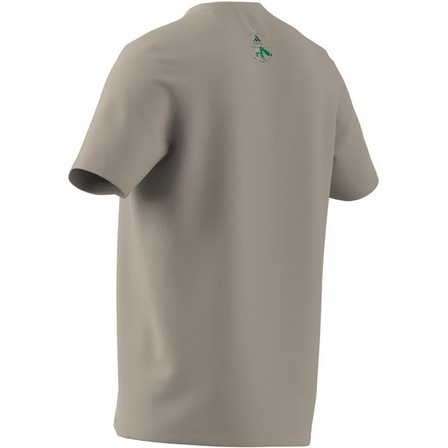 Men Adidas Sportswear Change Through Sports Triple T-Shirt, Beige, A701_ONE, large image number 8