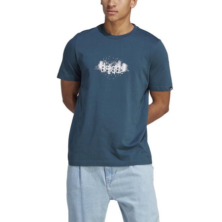 Men Sportswear Mystic Linear T-Shirt, Blue, A701_ONE, large image number 2