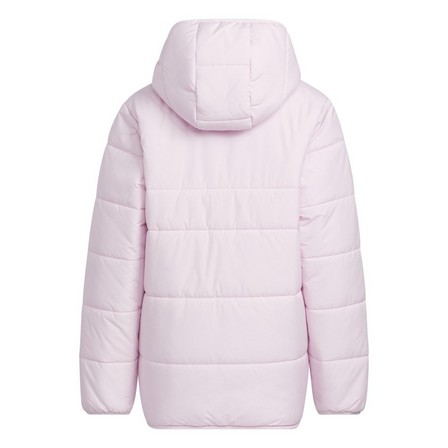 Kids Unisex Padded Jacket, Pink, A701_ONE, large image number 2