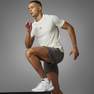 Men Designed For Training Hiit Workout Heat.Rdy T-Shirt, White, A701_ONE, thumbnail image number 14