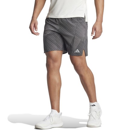 Men Designed For Training Hiit Workout Heat.Rdy Print Shorts, Brown, A701_ONE, large image number 1