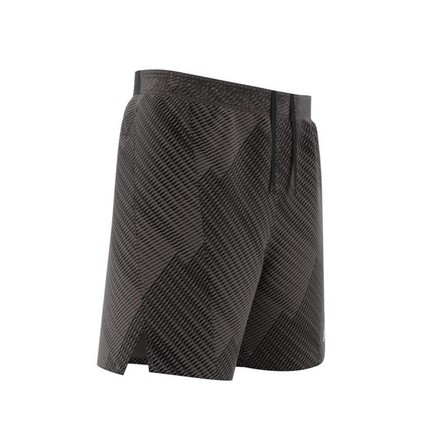 Men Designed For Training Hiit Workout Heat.Rdy Print Shorts, Brown, A701_ONE, large image number 9