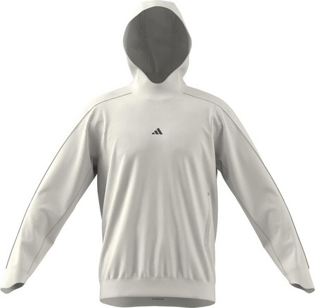 Men Yoga Training Hoodie, White, A701_ONE, large image number 0