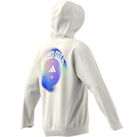 Men Yoga Training Hoodie, White, A701_ONE, large image number 3