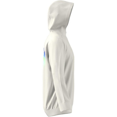 Men Yoga Training Hoodie, White, A701_ONE, large image number 5