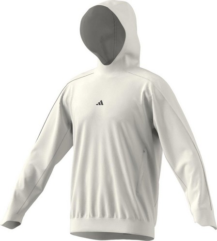 Men Yoga Training Hoodie, White, A701_ONE, large image number 6